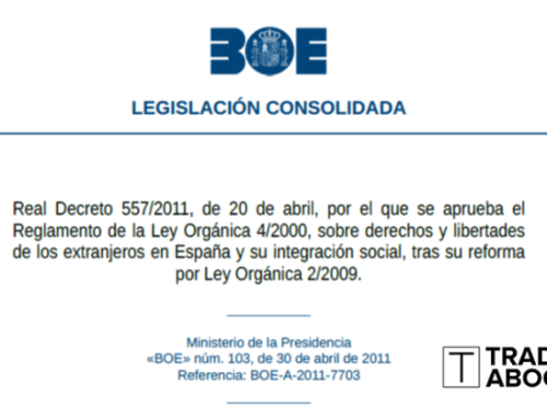 Entrada en vigor del nuevo Reglamento de Extranjería